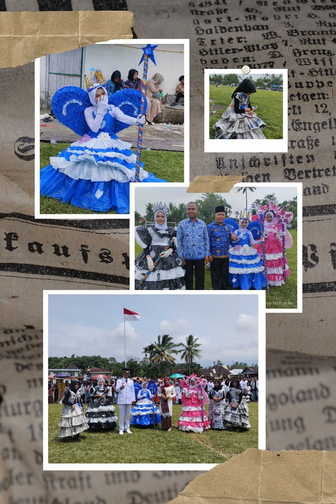 Tampilan Memukau Siswi MTsN 5 Kerinci di acara HUT Kemerdekaan ke 74 Silam