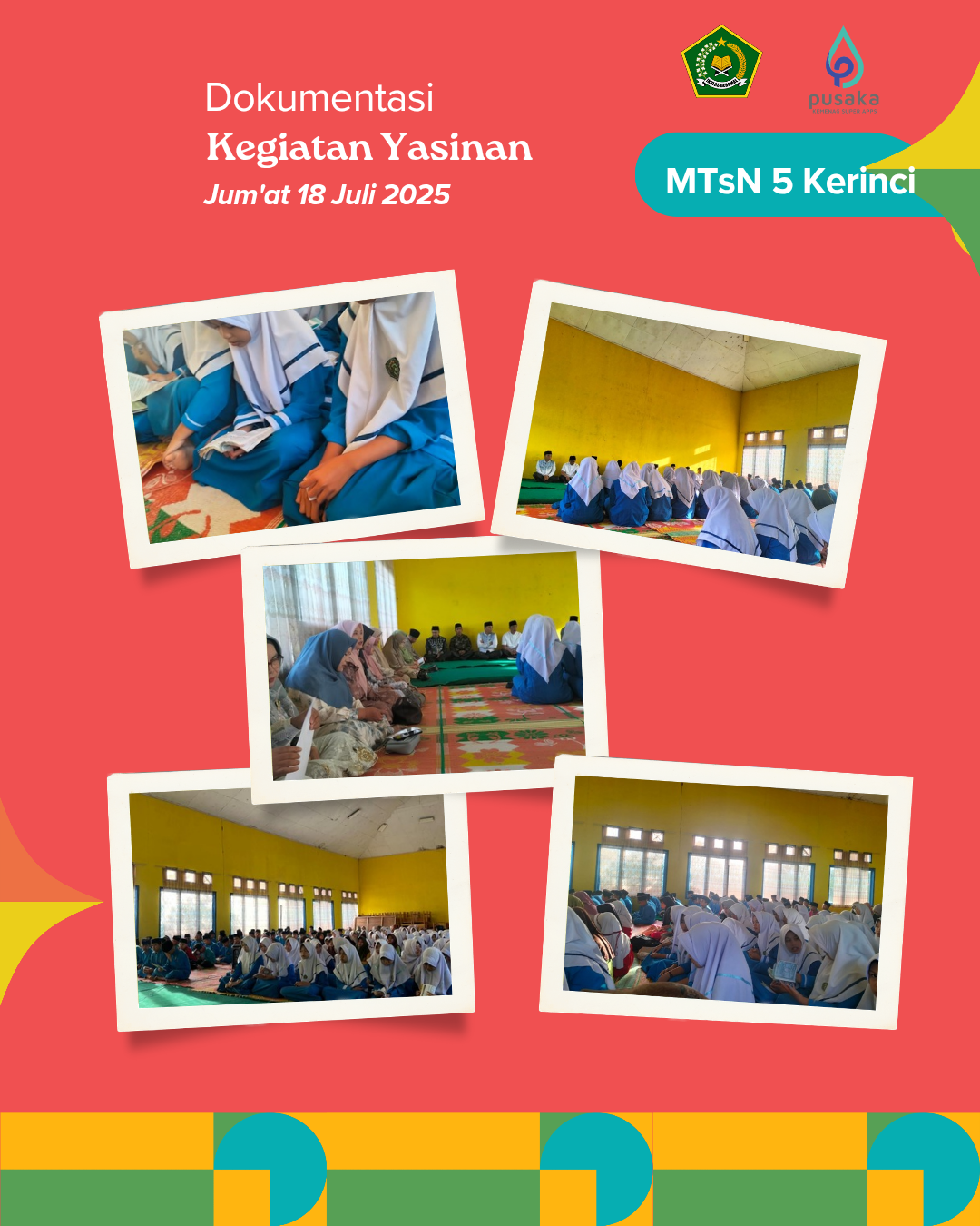 Yasinan Bersama Awali Tahun Pelajaran Baru di MTsN 5 Kerinci