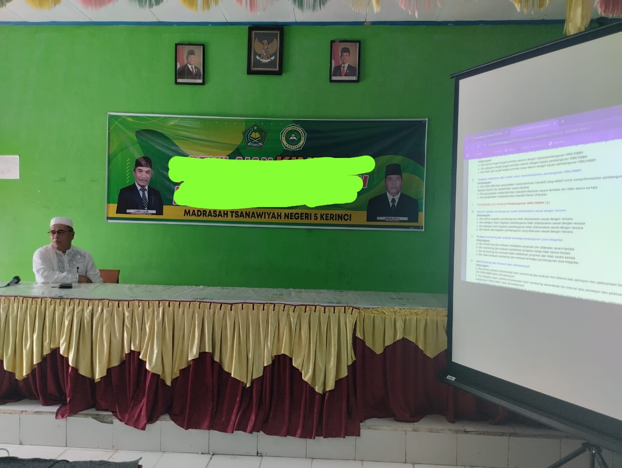 Tim ZI MTsN 5 Kerinci Inovasi Struktur Tugas Pasca Rapat Strategis