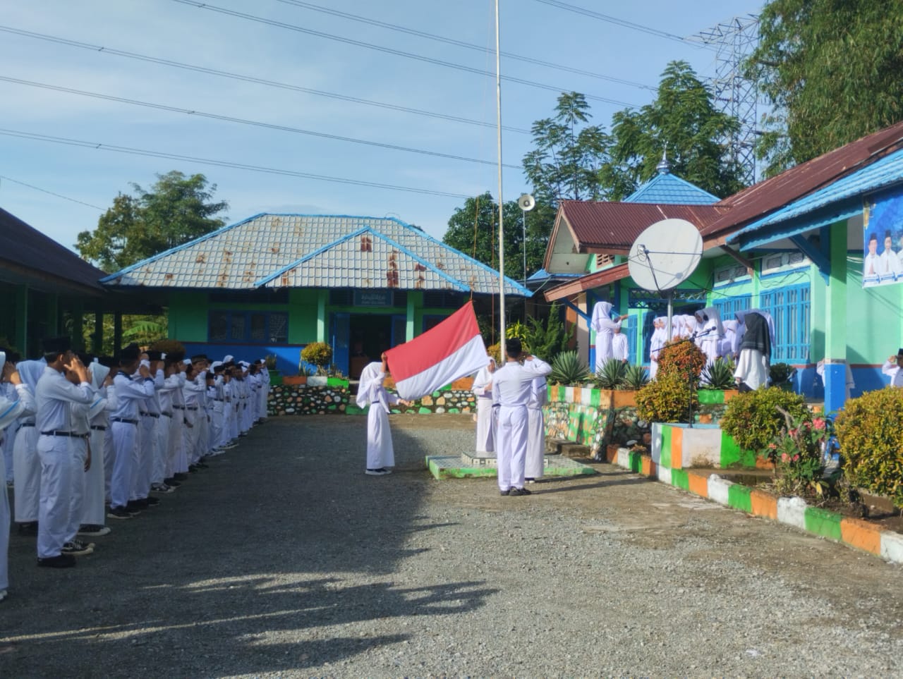 upacara Peringatan Hari Pahlawan MTsN V Kerinci