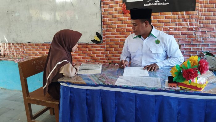 Menjaring Generasi Qurani, MTsN 5 Kerinci Adakan Seleksi Kelompok Tahfiz