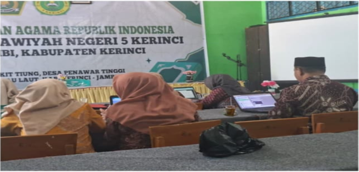 Mantapkan Langkah Menuju ZI, MTsN 5 Kerinci Kejar Penyelesaian Eviden