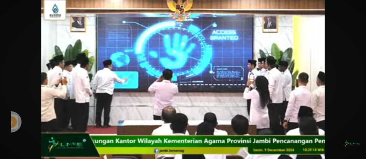 MTsN 5 Kerinci Komitmen Wujudkan Zona Integritas melalui Zoom Meeting