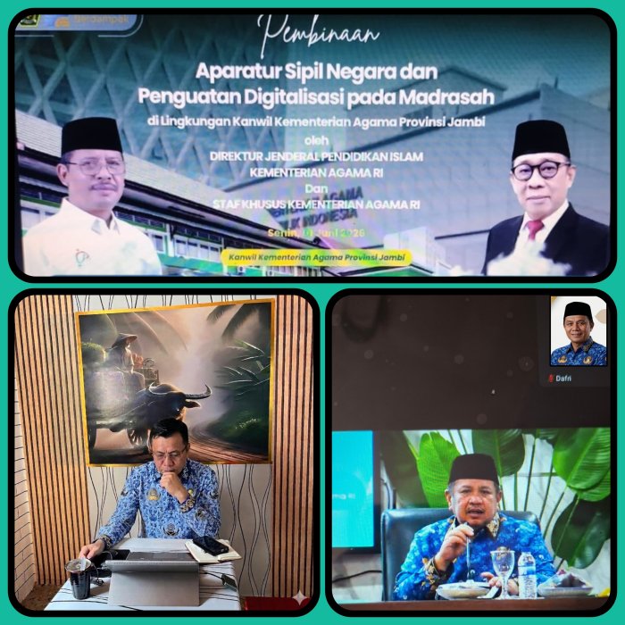 Pacu Mutu Pendidikan di Era Digital Kepala MTsN 5 Kerinci Ikuti Zoom Meeting Bersama Dirjen Pendis Kemenag RI Pacu Mutu Pendidikan di Era Digital Kepala MTsN 5 Kerinci Ikuti Zoom Meeting Bersama Dirjen Pendis Kemenag RI