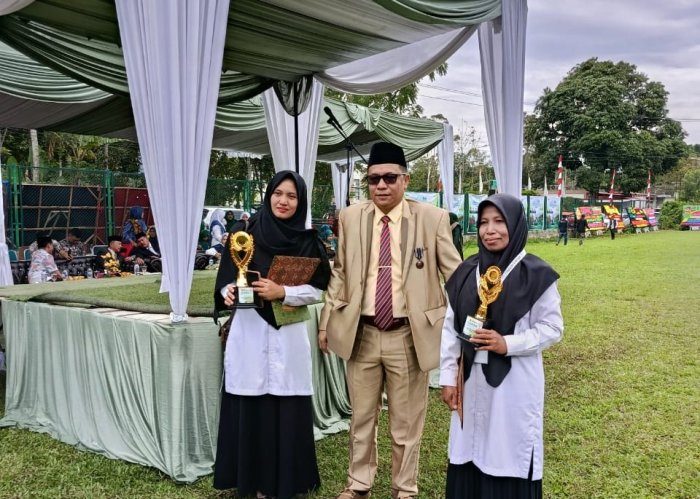 MTsN 5 Kerinci Berjaya di HAB ke-80: Siti Rohaya Raih Juara 1 Guru Kreatif pada Upacara HAB di Daka Sebukar