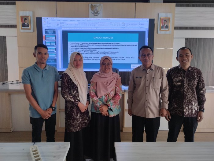 Perkuat Zona Integritas, Dua Utusan MTsN 5 Kerinci Ikuti Short Course Pengisian LKE ZI 2026